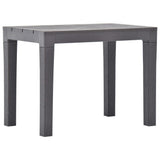 Garden Bench Set of 2 Mocca Plastic Small Light Weight 48782