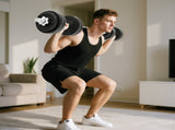 2-in-1 Adjustable Dumbbells Set, 30kg Weights Dumbbells Set with Non-Slip Grip for Strength T3398P425115