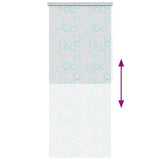Shower Roller Blind 120x240 cm Bubble 142867