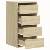 Corner Chest of Drawers Sonoma Oak 40x41x76 cm Engineered Wood 852863