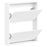 Wall-Mounted Shoe Cabinet ZWOLLE 71 x 17 x 86 cm White 896415