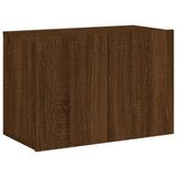 6 Piece TV Wall Units Brown Oak Engineered Wood 3216445