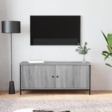 TV Cabinet with Doors Grey Sonoma 102x35x45 cm Engineered Wood 826293