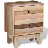 Bedside Cabinet Solid Reclaimed Wood 244234