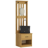 Hall Tree SANDNES 45x40x159.5 cm Solid Wood Pine 4010482