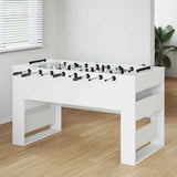 Foosball Table White 146.5 x 74 x 85 cm Engineered Wood 3378199
