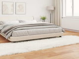 Faux Sheepskin Rug TAFALLA White 80 x 250 cm Polyester 42021458