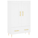 Highboard White 69.5x31x115 cm Engineered Wood 830308