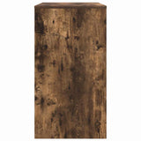 Desk with Drawer Smoked Oak 77.5 x 43 x 79 cm Engineered Wood 869518