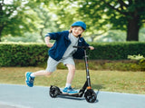 Kids Scooter with Four-Level Adjustable Handlebar, Dual Brake System, 200mm Wheels, ABEC-7 Bearings, T3398P348533