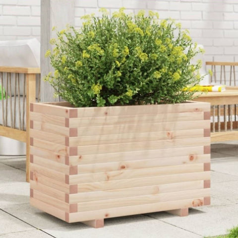 ZNTS Garden Planter 70x40x49.5 cm Solid Wood Pine 847368