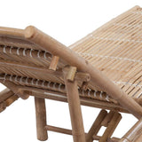 Sun Lounger Natural Bamboo Solid Bamboo 200 x 65 x 41499