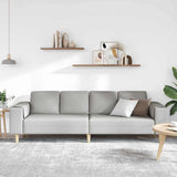 Living Room Couch Cloud Grey 250 x 77 x 76 cm Polyester 3335089