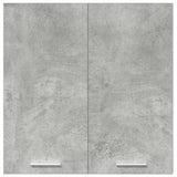 Kitchen Wall Cabinet Concrete Grey 60x31x60 cm Engineered Wood 861228