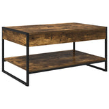 Coffee Table Smoke Oak 80 x 50 x 40 cm Engineered Wood 886440
