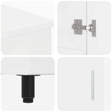 Bathroom Vanity Unit High Gloss White 60 x 35 x 60 cm 889399