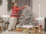 5ft Snow Flocked Artificial Christmas Tree T3398P424885