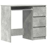 Desk Concrete Grey 90x45x76 cm Engineered Wood 801377