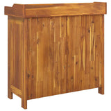 Garden Cabinet Natural 78 x 36.5 x 78cm Solid Acacia Wood 42001368