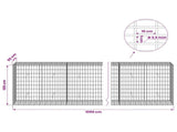 Gabion with 3.5 mm Wire and 5x10 cm Mesh 1000x50x100 cm 3462830