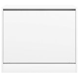 Shoe Cabinet White 80x42x69 cm Engineered Wood 840001