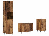 3 Piece Bathroom Cabinet Set ZWOLLE Engineered Wood 3417844