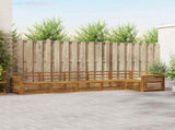 Outdoor Sofa Set 6 pcs Natural Solid Acacia Wood 3373544