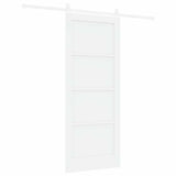 Sliding Door ORKDAL White 83 x 202 cm Solid Pine Wood 3333757
