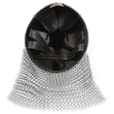 Crusader Knight Helmet Antique Replica LARP Silver Steel 286222