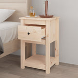 ZNTS Bedside Cabinets 2 pcs 40x35x61.5 cm Solid Wood Pine 821730