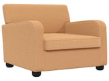 Armchair Beige Faux Lamb Fleece 42043411