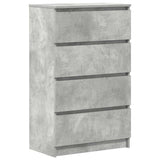 Sideboard Concrete Grey 60x35x98.5 cm Engineered Wood 800535