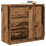 Sideboard with Drawer Old Wood 71x35x65 cm Engineered Wood 861578