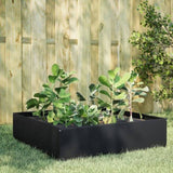 Garden Raised Bed Black 100x100x41 cm Steel 851031