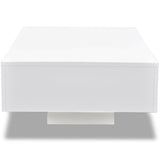 Coffee Table High Gloss White 244022