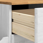 Entryway Storage Bench with Drawer ASKIM White 100 x 39 x 62 cm 4105441
