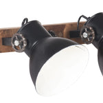 Industrial Wall Lamp Black 90x25 cm E27 320511