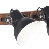 Industrial Wall Lamp Black 90x25 cm E27 320511