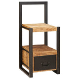 Valet Stand with Drawer Brown 40 x 40 x 90 cm Solid Mango Wood 4015985