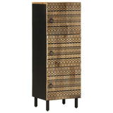 Highboard 40x33.5x110 cm Solid Rough Wood Mango 4018657