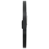 Wall Clock Brown 35 cm Iron and Olive Wood 4008396