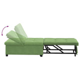 Sofa Bed Light Green 194 x 67 x 82 cm Velvet 42008597