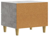Bedside Cabinet 2 pcs Concrete Grey 43 x 34.5 x 48 cm 894532