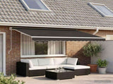 Awning Replacement Fabric Grey 400x300 cm Polyester 143710