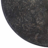 Table Top Black Marble 50x2.5 cm Durable Table Top Round 149193
