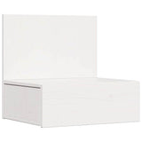 Bedside Table 2 pcs White 42 x 32.5 x 40 cm Solid pine wood 873496