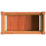 Garden Planters 2 pcs Wax Brown Solid Wood Pine 837444