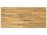110 x 55 x 75 cm Solid Acacia Wood White Rectangular 937585