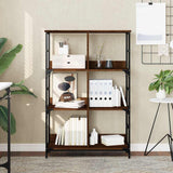 Bookshelf Brown Oak 78.5x33x117.5 cm Engineered Wood 835253