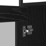 Sideboard Black Oak 100 x 35 x 80 cm Engineered Wood 882817